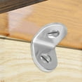 thumbnail image 5 of 20 Pcs Stainless Steel L Bracket Corner Brace Joint Fastener L Shaped Corner Fastener Joints Bracket, 5 of 7