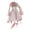 Pink Rabbit, variant on Plush Stuffed Animals Day Blanket for Newborns - Dark