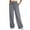 Grey, variant on Womens Sweatpants 2024 Autumn/Winter Elastic High Waisted Drawstring Loose Pants Sanitary Pants Casual Wide Leg Sports Pants