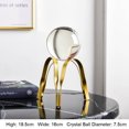 thumbnail image 4 of Crystal Ball Golden Ornament, 4 of 8