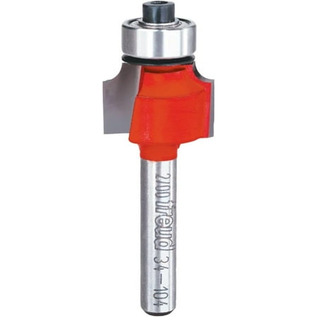 Freud 1-1/8 in. Dia. x 1/4 in. x 2-3/16 in. L Carbide Rounding Over Router Bit