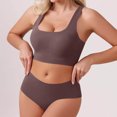 thumbnail image 5 of Bixock Wireless Bra for Women No Underwire Plus Size Tank Bra Front Closure Fixed Cups Lift Support Breathable Abjustable Everyday Casual Women Under Wear, 5 of 7