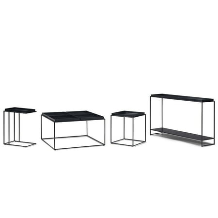 Simpli Home - Garner Tray Top C Side Table - Black