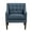 Blue, variant on Nmkwnr Fabric Upholstered Accent Chair with Wood Legs, Modern Armchair for Living Room, Office, Bedroom, Gray
