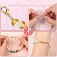 thumbnail image 5 of Cylindrical Magnetic Necklace Clasps Gold & White 6mm, 5 of 5