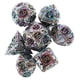 thumbnail image 4 of Dados De Metal Poliédricos, Accesorios De Dados De Metal Coloridos De Aleación De Zinc 7pcs Para Juegos De Rol, 4 of 8