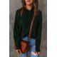 thumbnail image 4 of ABPHQTO Jersey de mujer de punto verde con mangas caídas y capucha, 4 of 5