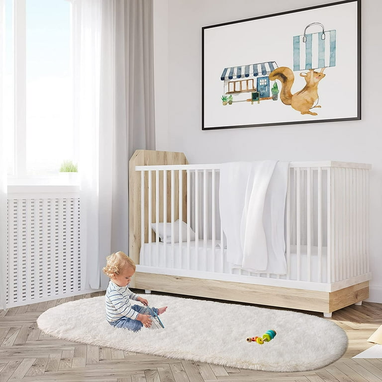 Arogan Thick Shaggy Indoor Modern Fuzzy Area Rug for Bedroom