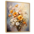 thumbnail image 2 of Designart "Beige Sunflowers love expression II" Floral & Botanical Floater Framed Canvas Art Print, 2 of 7