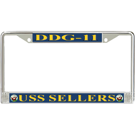 USS Sellers DDG-11 License Plate Frame