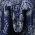 thumbnail image 3 of Unique Loom Timeless Collection Area Rug - Peter (2' x 3' 1" Oval Navy Blue/Ivory), 3 of 11