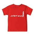 thumbnail image 3 of Toddler Girls Graphic T Shirt Short Sleeved Crewneck T-Shirt Summer Casual Unisex Tshirt, 3 of 3