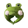 thumbnail image 2 of Sombrero de disfraz Sunnimix rana de peluche para Adultos, 2 of 8