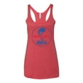thumbnail image 2 of Wild Bobby, Shelby Cobra USA Logo Emblem Powered by Ford Motors, Cars and Trucks, Women Tri-Blend Racerback Tank Top, Vintage Red, Large, 2 of 4
