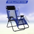 thumbnail image 3 of Tela de Repuesto para Silla con 4 Cuerdas Elásticas, Kit de Reparación de para Sillón Reclinable de Patio, Piscina Exterior C, 3 of 5