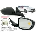 thumbnail image 2 of APA Replacement for Exterior Rear View Mirror Power Non-Heated with Blind Spot Detection 2023 Accord Hybrid Sport Sport-L Model Passenger Right Side 7620830BA01 HO1321358, 2 of 9