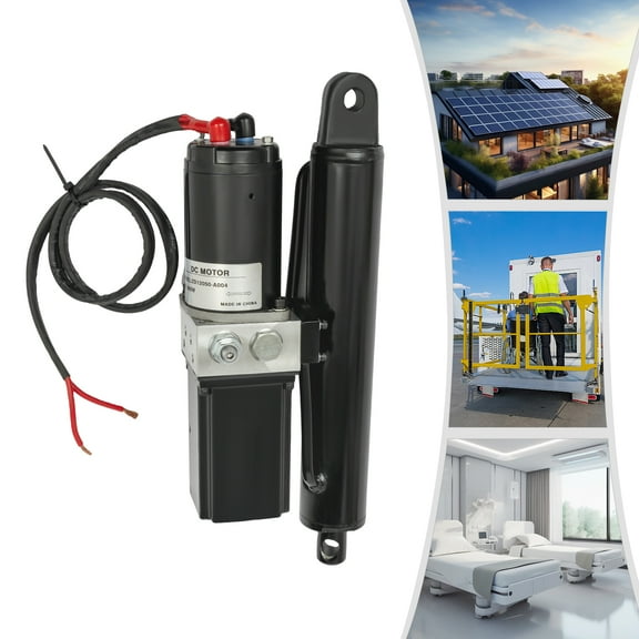 Toolven Heavy Duty Linear Actuator 8 Stroke 4409 lbs Max Lift Electric Motor 12VDC 500W