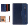 thumbnail image 1 of shiyou-Spiral Notebooks Zipper PU Leather Cover Binder Rings Portfolio A5 Lined Paper Note Books with Calculator Pen Holder Card Slots Design for School Business Office Working, 1 of 4