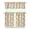 Mushroom (40), variant on Mushroom (44) Kitchen Curtain Valance 3 Piece Home Curtains and Valance Set Curtain Sink Window Decor Window Treatment Tier 27.5x36 Length