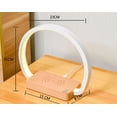 thumbnail image 5 of Lámpara de noche con carga inalámbrica, táctil y puerto USB, LED regulable de 3 colores con reloj digital, para dormitorio., 5 of 5