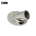 thumbnail image 4 of 316 Stainless Steel 60 Degree Boat Deck Handrail Rail Fitting 22mm Base Tube(silver)(1pcs), 4 of 5