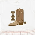 thumbnail image 4 of Inktastic Texas Cowboy Boot Girls Toddler Dress, 4 of 5