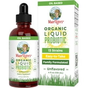 MaryRuth's USDA Organic Liquid Probiotics for Adults & Kids Vegan, Non-GMO 4 fl oz / 120 ml