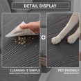 thumbnail image 5 of OHSIO Sectional Couch Covers, Wear Resistant Stretch Sofa Covers Washable Couch Cushion Covers Anti Slip Furniture Protector Slipcovers for Pets (1 Piece Armrest Cover, Dark Gray, Ripple Stripe), 5 of 7