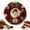 A, variant on 3D Fabric Poke Wreath DIY Kit, 3D Fabric Poke Art Christmas Wreath