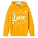 thumbnail image 3 of Sudadera con capucha y estampado de corazón de San Valentín, sudadera de manga larga para niños y niñas, chaqueta para niñas de talla mediana y grande., 3 of 7