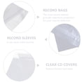 thumbnail image 2 of KONTONTY Lot de 50 Porte-Disques Vinyle Transparent Rangement OPP pour Collectionneurs, 2 of 8