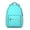 Greenish-blue-17, variant on Jungle Leaves Waterproof Backpack - Colorful Exotic Design with Ergonomic Support for College Students