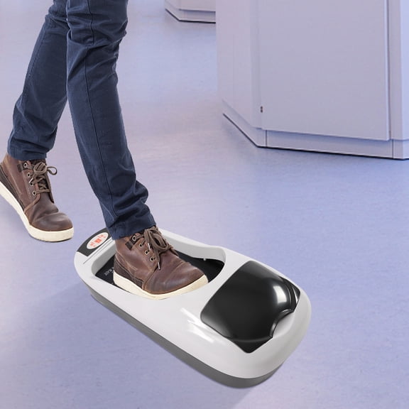 White Automatic Shoe Cover Dispenser Disposable Plastic Boot &Shoe Cover for Home Laboratory Pharmaceutical Factory