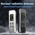 thumbnail image 4 of yeacher Portable Geiger Counter with 0.96" TFT Display, Real-Time X/γ/β Radiation Detection, Customizable Alarms, Type-C Charging, 400mAh Battery, Durable ABS Design, Black, 4 of 6