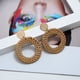 thumbnail image 5 of Artículos trenzados de ratán Vintage, pendientes, estilo bohemio, geométrico, exagerado, hecho a mano, cómodo, joyería, estilo rombo Ropa, zapatos y accesorios Miscelánea estilo de anillo Minnieouse AP009393-02, 5 of 6