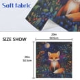 thumbnail image 5 of Napkin Satin Napkin 20*20Inchx4 Kitchen Towel Dinner Plate Towel Decorative Towel Napkin Tea Towel Suitable For Kitchen Table Orange Cute Fox, 5 of 8
