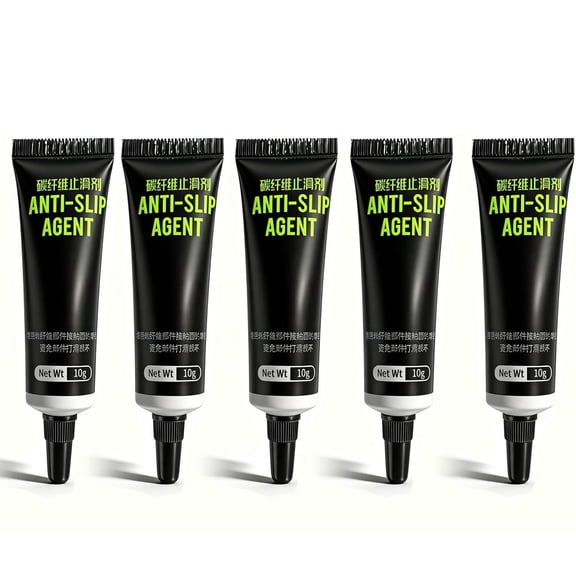 Carbon Fiber Anti-Slip Grease for Bikes – Professional Grade Bicycle Paste for Seatpost, Stem & Fork, Prevents Slipping & Stops Creaking Noises (RL 5 PCS)
