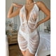 thumbnail image 3 of Vestido Vestido ajustado para mujer Sin mangas Sin espalda Slim Fit Traje de vacaciones (Blanco M) Ygjytge Blanco T M para Mujer, 3 of 7