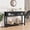 Black, variant on Kicctian Modern Console Table with 2 Glass Drawers, 43" Entryway Table Sofa Table with Storage Shelf for Living Room, Hallway, Bedroom, Black