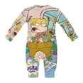 thumbnail image 5 of Rugrats Baby Long Sleeve Footless, Infant Playsuit Romper Jumpsuits for Boys Girls, 5 of 8
