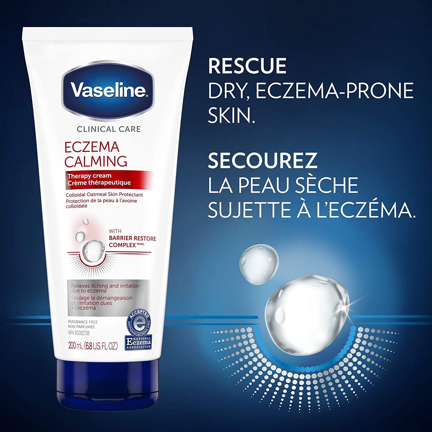 Care Body Cream Eczema Calming Barrier Repair 6.8 fl oz (2-Packs)