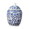 thumbnail image 4 of Ceramic Ginger Jar Vase Chinoiserie Chinese Style Traditional Porcelain Jars Asian Ginger Jar for Home Decor Table Decoration Weddings Flower, 4 of 8