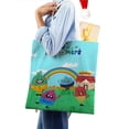 thumbnail image 4 of The Kiboomers Bolso de tela con estampado de lienzo para mujer, bolsa de compras reutilizable y estética, con cremallera interior, regalo para mujer, 35 × 40 cm., 4 of 6