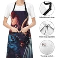 thumbnail image 6 of Lsque Chucky Waterproof Apron Chef Aprons for Men Heavy Duty Chemical Work Apron Extra Long Grilling Aprons with Adjustable Bib Apron, 6 of 9