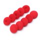 thumbnail image 2 of 10 puntas de esponja para auriculares, reemplazo de funda para auriculares MP3 MP4 (rojo), 2 of 5