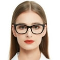 thumbnail image 3 of OCCI CHIARI Reading Glasses Women Trendy Readers (Black/Black) Acrylic Lens, 3 of 6