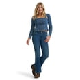 thumbnail image 3 of Lee® Women's Heritage Long Sleeve Button-Front Denim Top, Sizes XS-XXL, 3 of 10