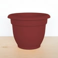 thumbnail image 3 of Bloem Ariana Pot Planter: 12" - Burnt Red - Durable Resin Pot, For Indoor and Outdoor Use, Gardening, Self Watering Disk Included, 3 Gallon Capacity, 3 of 6