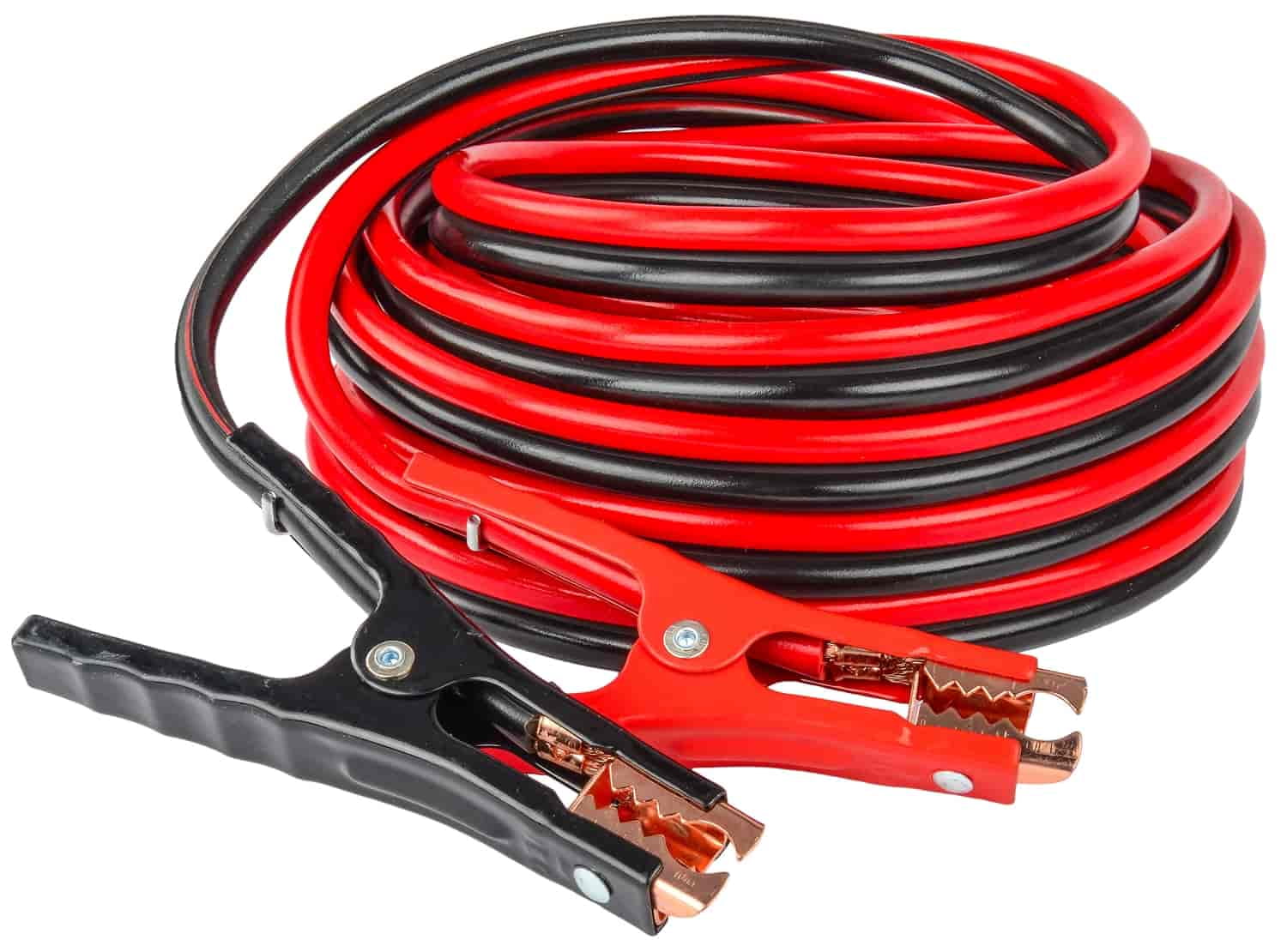 8 FT Color Coded Jump Start Cables 1 Gauge Emergency Jump Car Lead Start Clamps 