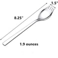thumbnail image 2 of 6-Pack acero inoxidable 18/10 Spork – 2 en 1 cuchara y tenedor Set de cubiertos para uso diario, 2 of 4
